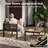 Outdoor Patio Conversation Set with Cushions, Modular Sofa Set, Assorted Configuration, 4-Piece / 5-Piece / 7-Piece Options-144912936