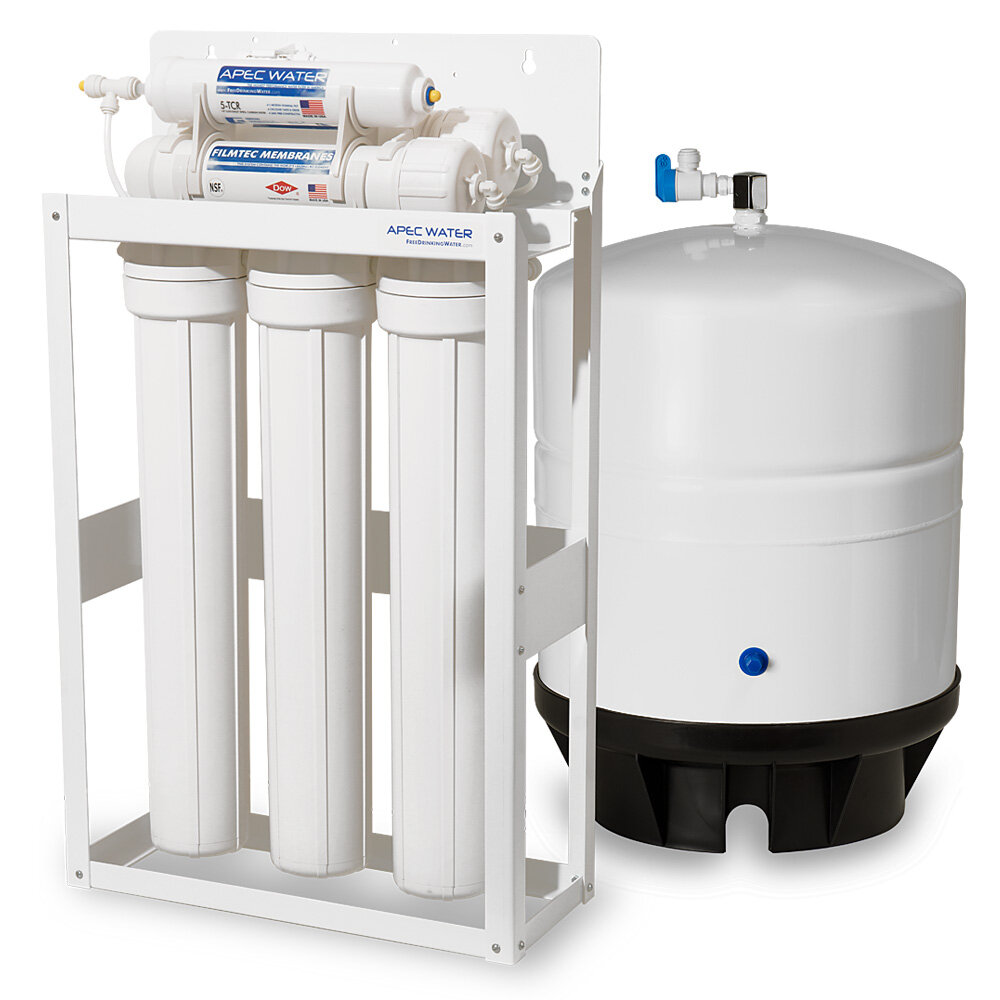 iSpring Système de filtration de l'eau potable sans réservoir à haute  capacité à 3 étages