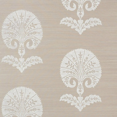 Ottoman Flower Sisal Wallpaper