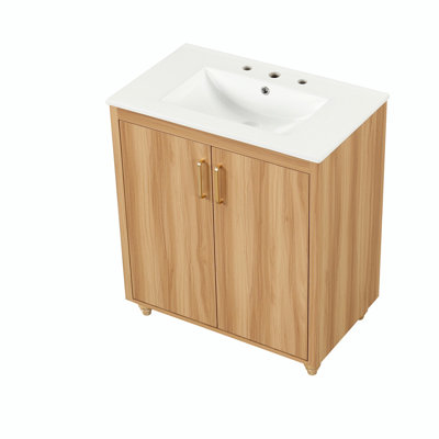 Leito 30'' Single Bathroom Vanity with Ceramic Top