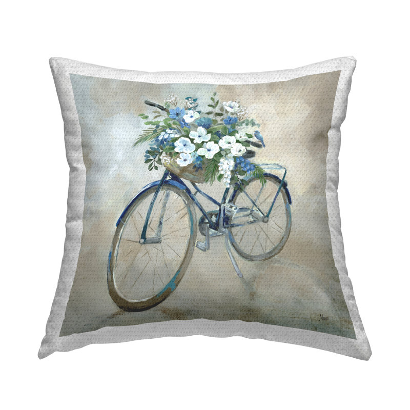 Coussin d'extérieur imprimé floral Floral