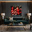 Fruit, grenade, art mural sur toile-1857005876