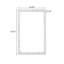 Miroirs muraux rectangulaires