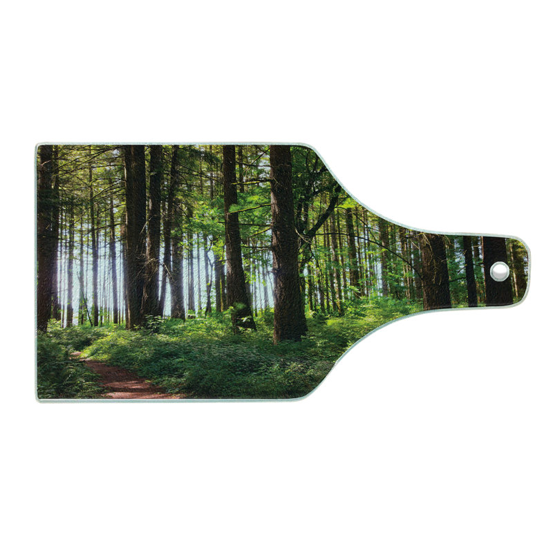Planche à découper en bois trempé Ambesonne