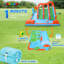 Jeu gonflable 10-en-1 pour enfants avec 3 toboggans
