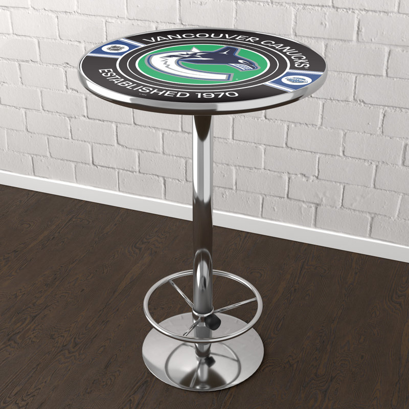 Table de bar avec repose-pieds Vancouver Canucks