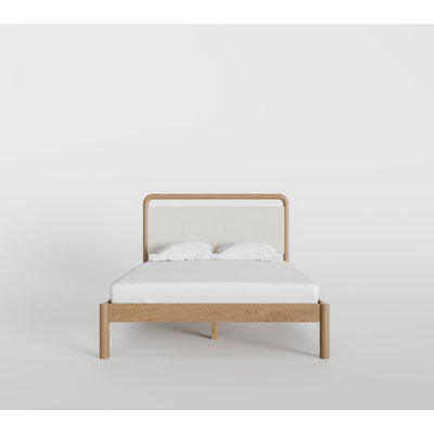 Ardin King Natural Solid Wood Bed