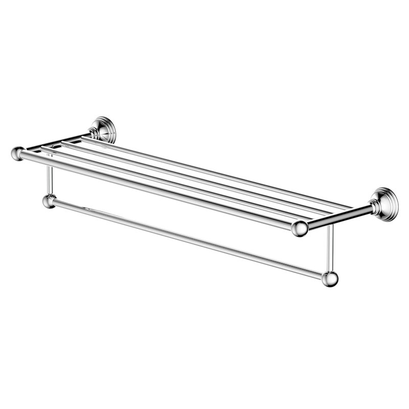 DXV Traditional Towel Rack, Polished Chrome