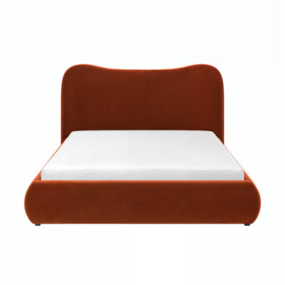 Upholstered Velvet Ottoman Bed