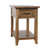 Abbeville Transitional Rustic Wood USB Charging End Table with Storage