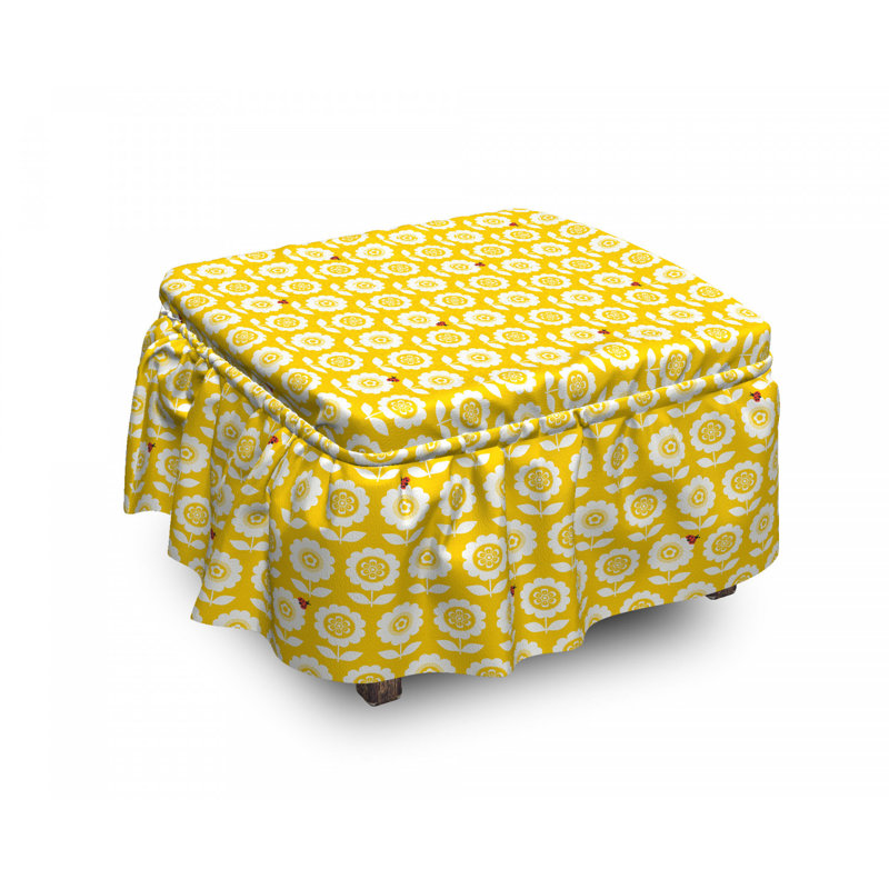 Housse pour repose-pieds scandinave
