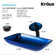 Galaxy Glass Rectangular Vessel Bathroom Sink with Faucet