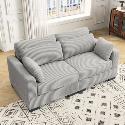 2 Seater Corduroy Loveseat