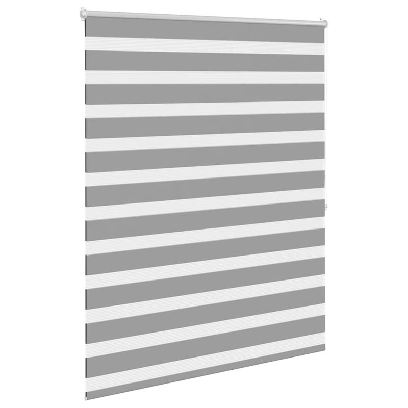 Semi Sheer Roller Blind, Grey, 120cm W x 175cm L
