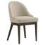 Chaise d'appoint rembourrée (ensemble de 2)