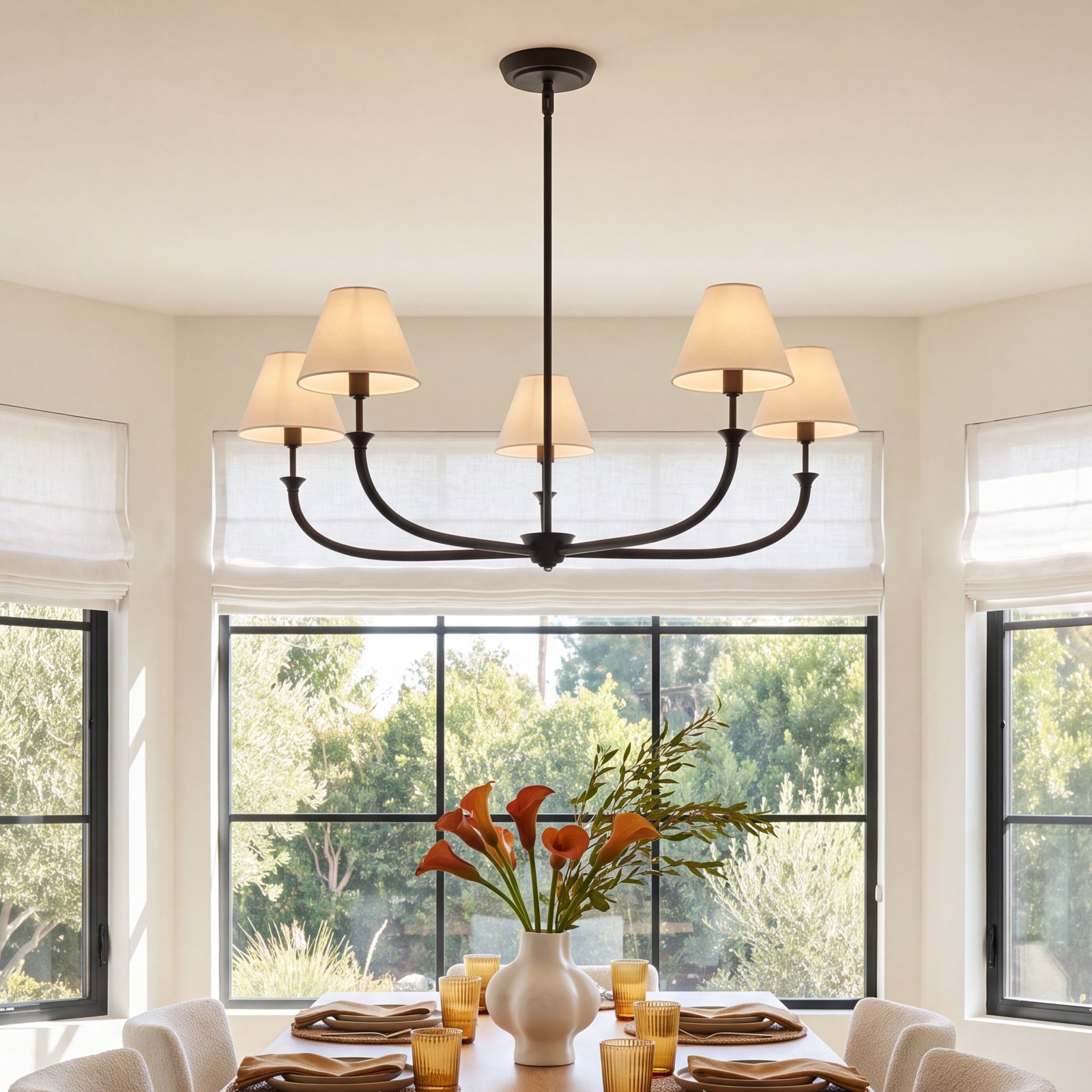 Greta 5-Light Chandelier, Gold