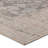Machine Washable Jihane Oriental Machine Woven Polyester Area Rug in Gray/Tan-1002530177