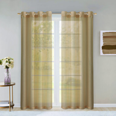 Sirmans Semi Sheer Curtain Pair