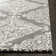 Bernon Hand Tufted Viscose/Wool Ikat Rug in Dark Gray