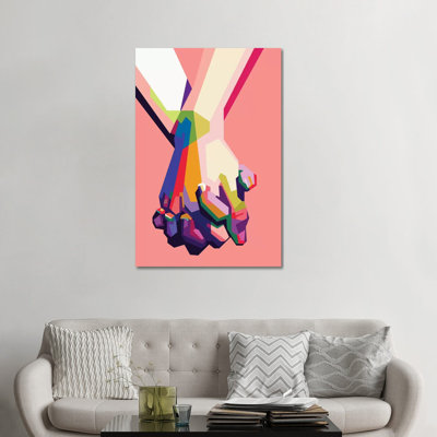 «Hold My Hand» par Dayat Banggai - impression d'art graphique