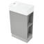 Meuble-lavabo de salle de bain avec lavabo en céramique, armoire et étagère-694643789