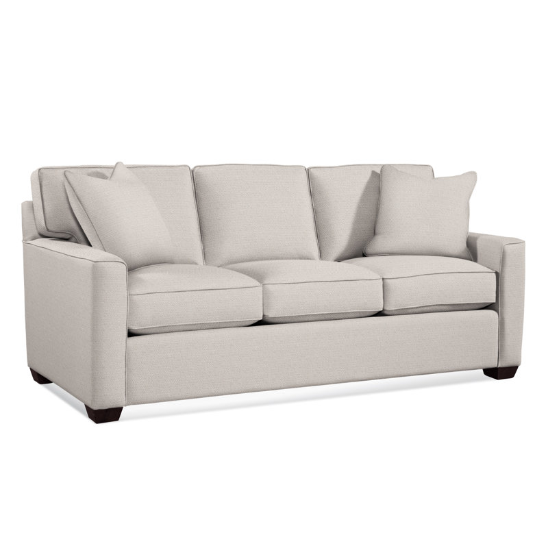 Easton Sofa, Innerspring Mattress, White Textured Performance, Java