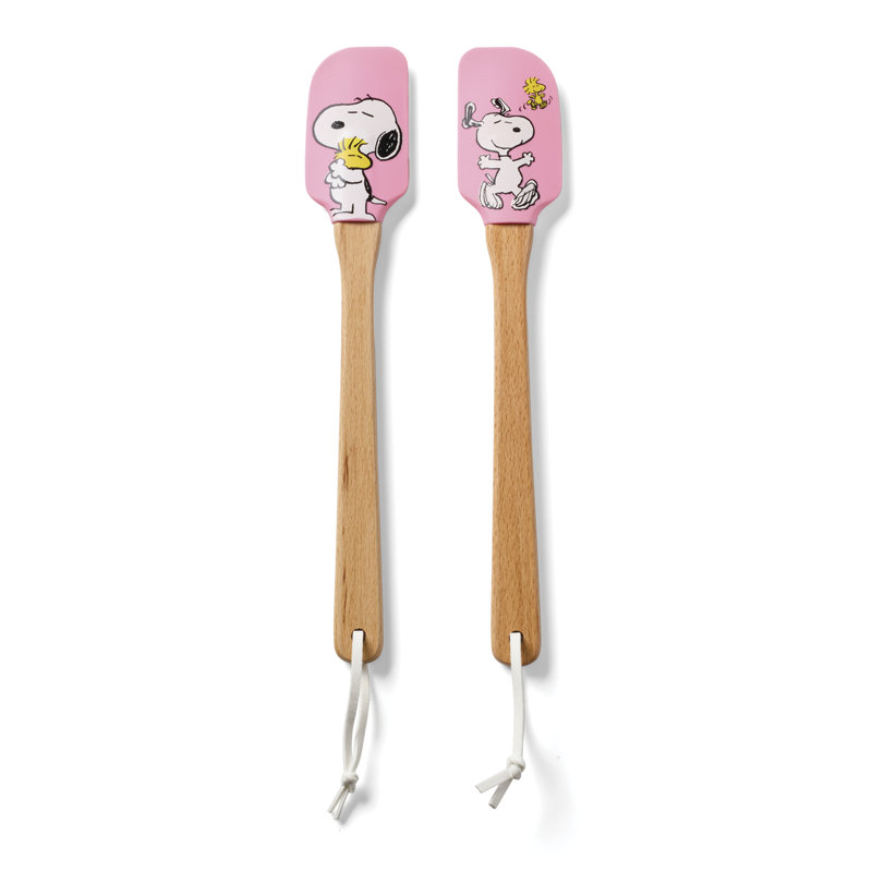 Lenox Chef Snoopy Spatulas, Set of 2, Pink