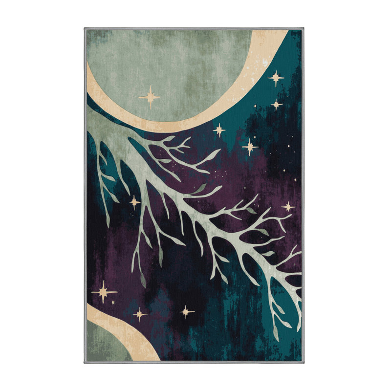 Emerald Moonlight Rug, Rectangle 3' x 5'