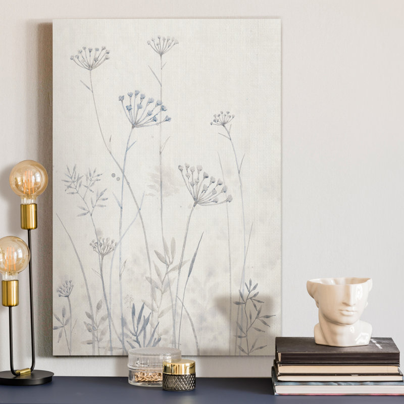 « Neutre Queen Anne Lace I », reproduction d’art sur toile tendue, H 36 po x l 24 po x P 1 po
