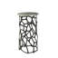 Table de bout en aluminium Keatley, gris foncé