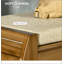 Banc à chaussures avec armoires de rangement, banc d'entrée en bambou avec coussin de siège, 3 portes, support latéral