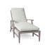 Croquet Aluminum 78.38" Long Reclining Single Chaise with Cushions-63361263-70085684-70085740