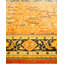 Tapis unique en laine noué à la main de style années 1990 de 9 pi 2 po x 11 pi 10 po Watlington - orange / noir / beige Watlington