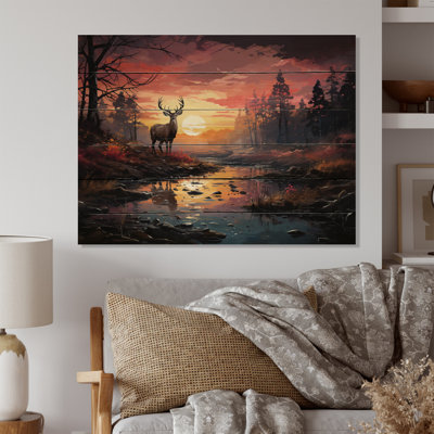 " Deer Enchanted Twilight II "