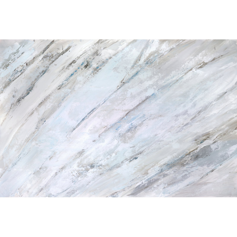 Soft Fronds II by Suzanne Wilkins - Wrapped Canvas Painting, 30cm H x 46cm W x 3.8cm D