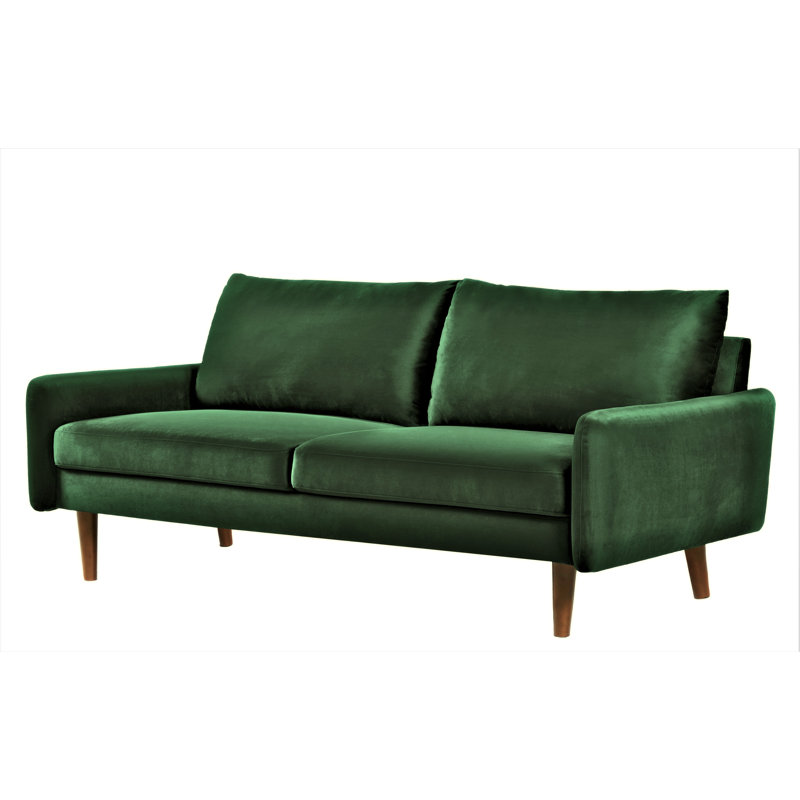 Velours Teniqua, Vert, H 33 po x l 58 po x P 32,2 po