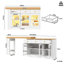 Wood Kitchen Island-542870087