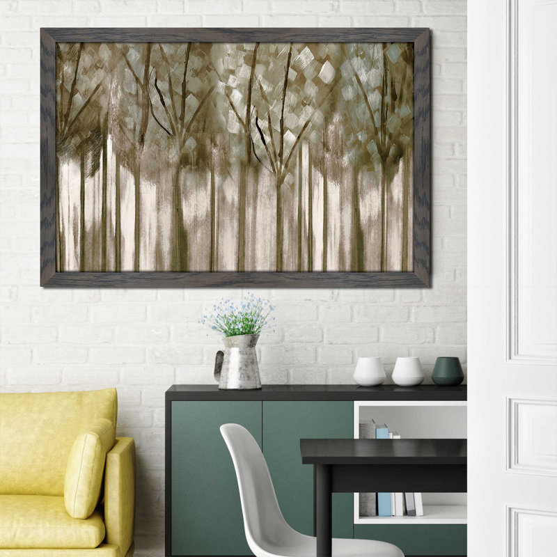 «Evening Falls», reproduction d'impression encadrée, H 27,5 po x l 39,5 po x P 0,75 po