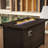 Yuritzi Outdoor 50,000 BTU Fire Table with Steel Top and Wicker Base