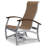Askar Swivel Powder Coated Aluminum Outdoor Lounge Chair-20102242-20102237-20102225