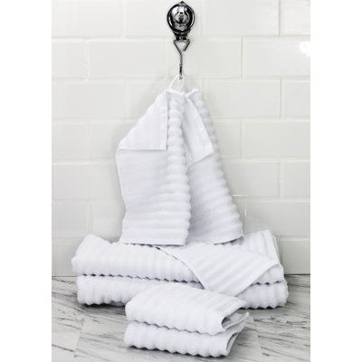 Glines Turkish Cotton Plush Ribbed Mulit-Size Set