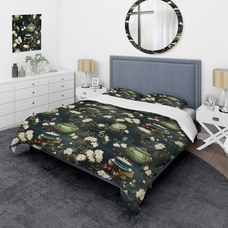 Literie Magean, Housse de couette simple + 1 taie décorative stan