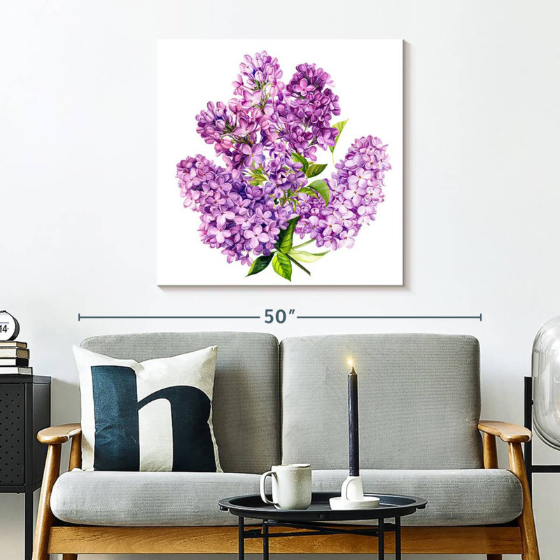 Lilac Cluster, 30" H x 30" W