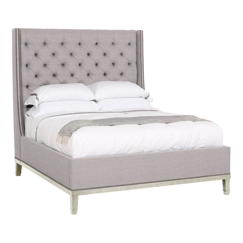 Michael Weiss Queen Upholstered Panel Bed, Nadia Linen, No, Navajo