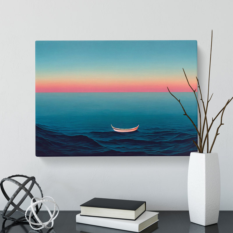 Modern Boat Vol.2 - Wrapped Canvas Print, 35cm H x 50cm W x 3cm D