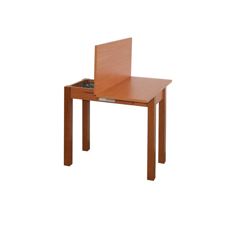 Georgy 80 cm Extendable Dining Table, Cherry, Grey