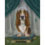 Art sur toile tendue Astoria Grand Fab Funky Gallery: Basset hound and Tiara