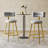 Chuna Velvet Counter Stool Set-1994830057