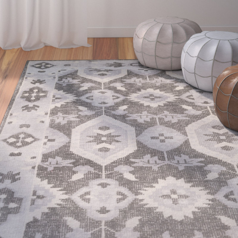 Drachten Wool Oriental Indoor Rug, Rectangle 5'6" x 8'6"