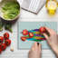 Multicolore planche à découper en verre trempé Ambesonne